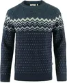 Fjällräven Övik Knit Sweater M L Dark Navy-Mountain Blue, herre