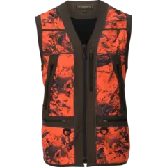 Härkila Wildboar Pro Safety vest 4XL Orange Blaze/Shadow Brown