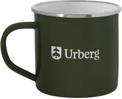 Urberg Emaljmugg 340 ml Kombu Green Klassisk emaljekrus